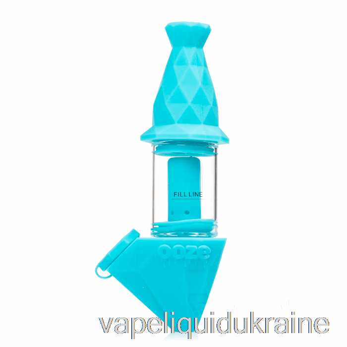 Vape Liquid Ukraine Ooze Bectar Silicone Bubbler Aqua Teal (Teal)